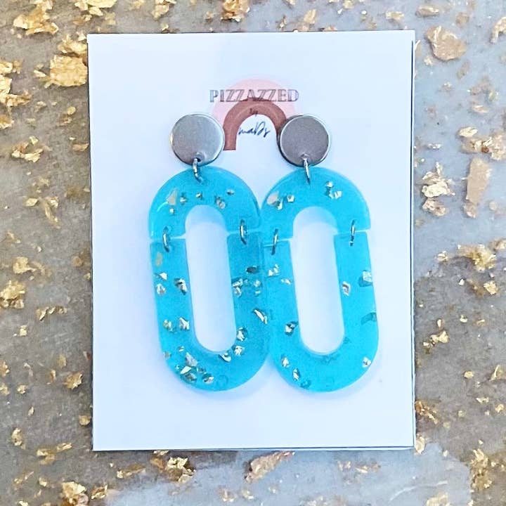 Blue 2.0 dangles for wholesale by Pizzazzed by Mads
