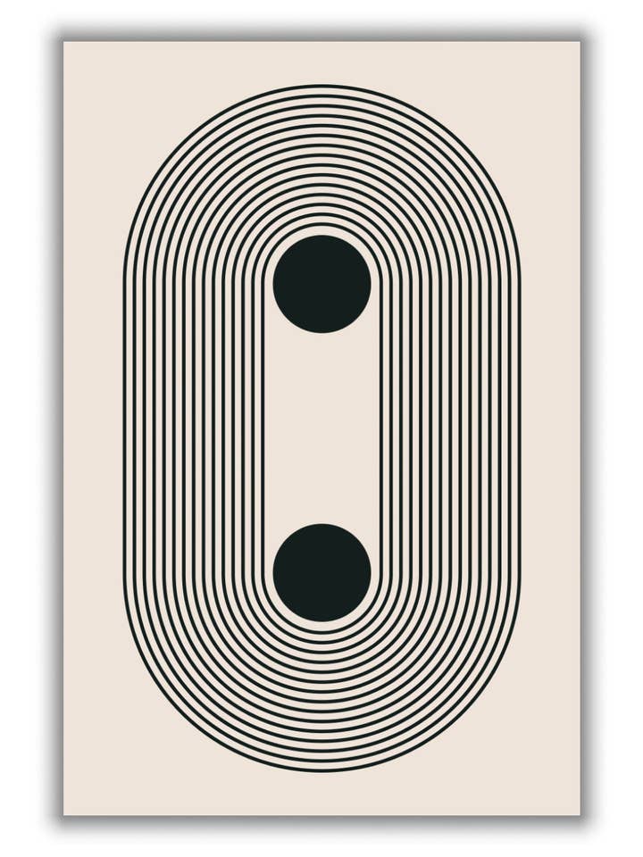 Boho Vibe Series Preto #4 por atacado de Stanley Print House