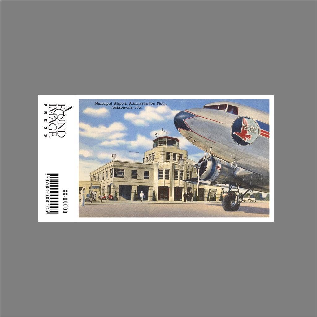 Found Image Press - Wholesale Sticker - Sticker FL-581 Airport, Jacksonville, Florida1