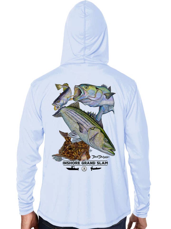 Herre Inshore Grand Slam Pearl Grey Performance Hættetrøje for engroshandel hos David Dunleavy