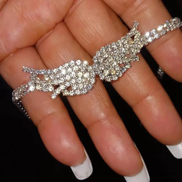 Ashlen - Wholesale Anklet - ANGEL WINGS ANKLET (ADJUSTABLE)