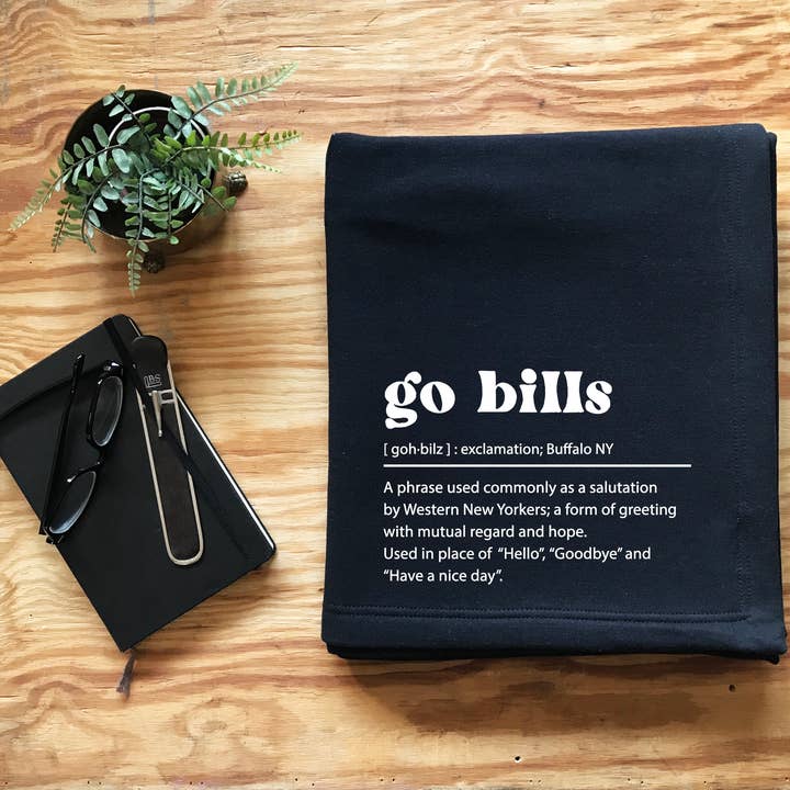 Perfect Day Print Co - Wholesale Throw Blanket - Buffalo Bills Throw Blanket - Go Bills Stadium Blanket3