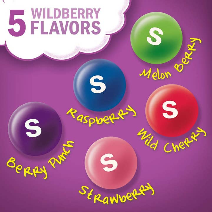 Horizon Top Market - Wholesale Cotton Candy - Wrigley Skittles, Wild Berry, 2.17 oz (36 count)