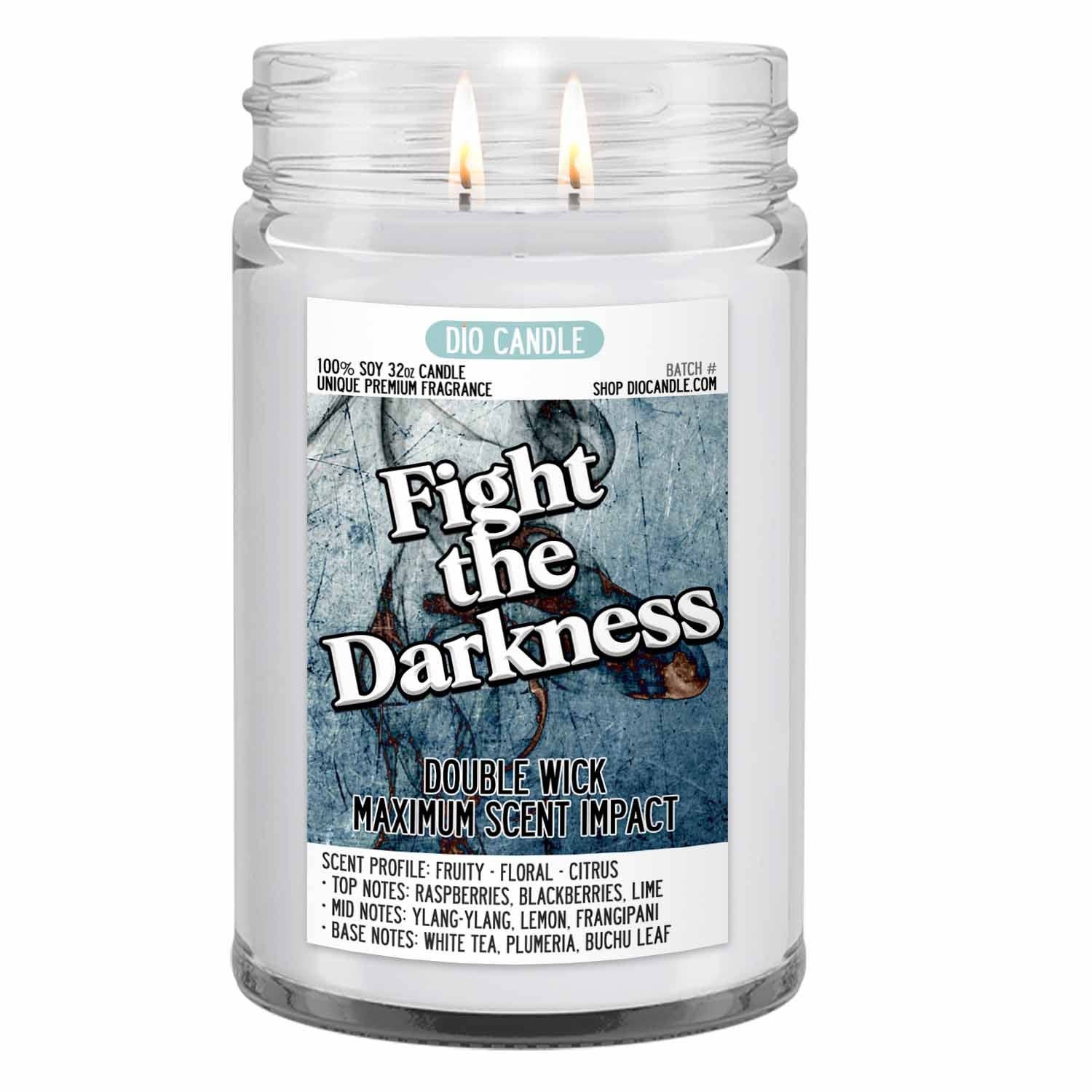 Dio Candle Company – wholesale Jar/filled candle – Fight the Darkness Candle2
