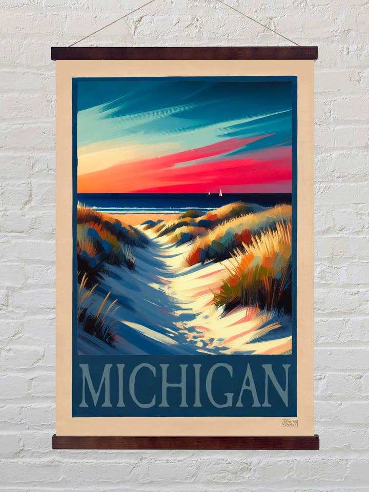 Plage Sunset, Michigan pour la vente par Home Port Supply Co.