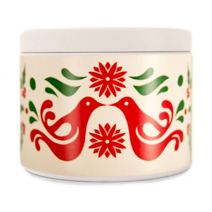 Lucky Mfg. Co. - Wholesale Travel Candles - Christmas Friendship Pyrex Tin Candle 4oz0