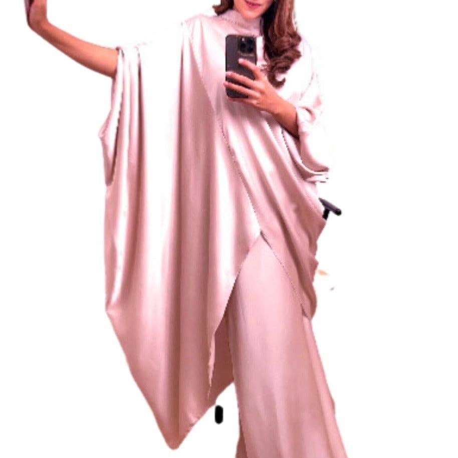 De La Creme Fashions – Conjunto de top e saia - Mulher por atacado – Conjunto feminino Abaya com saia - SURAYYA0