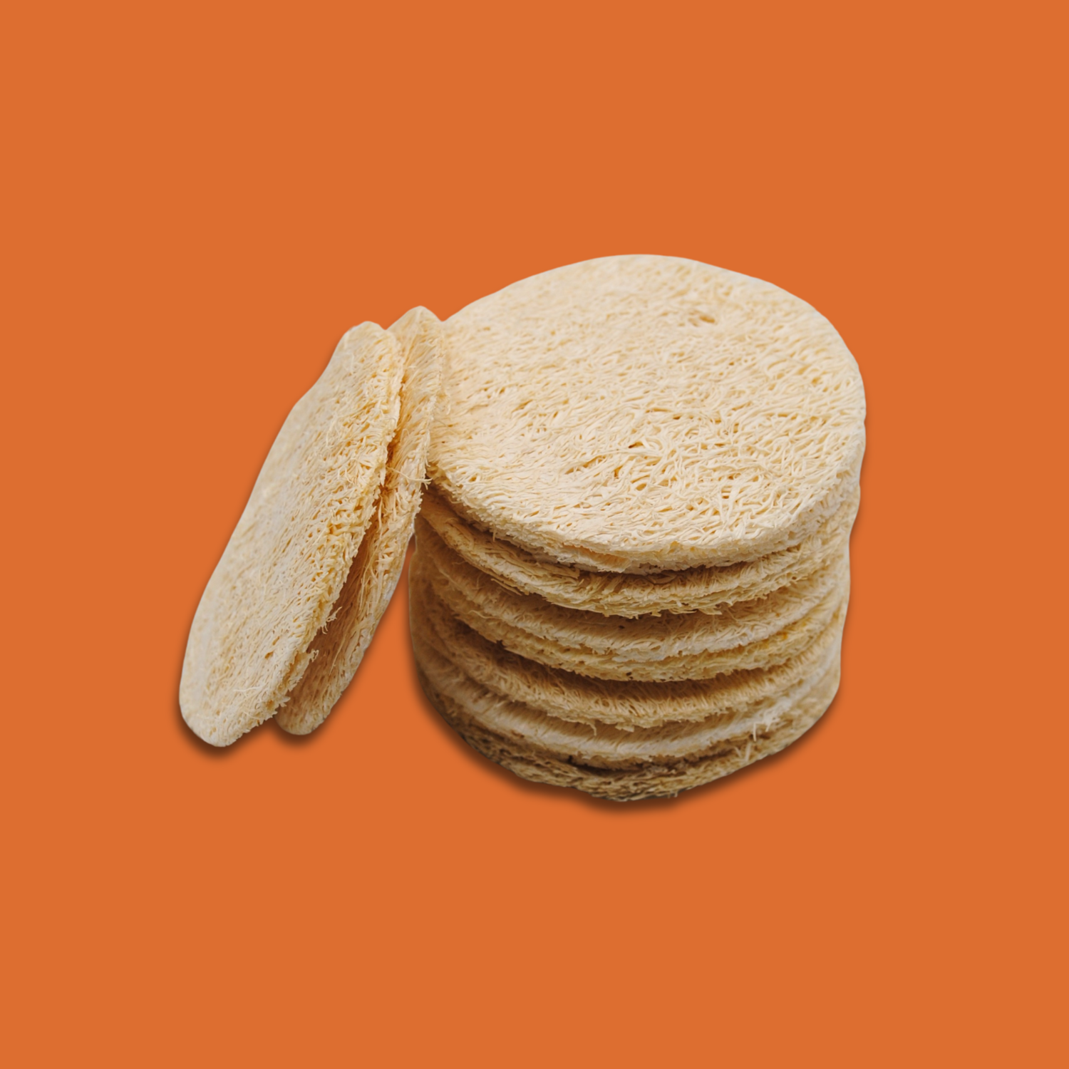 Moonie Eco Friendly Products – wholesale Exfoliating gloves/mitts – Loofah Face Discs - 5 PK0