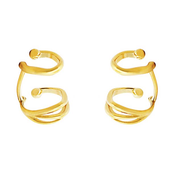 DOBBELT BØLGET ØRERINGE SÆT for engroshandel hos AMORINO SRL