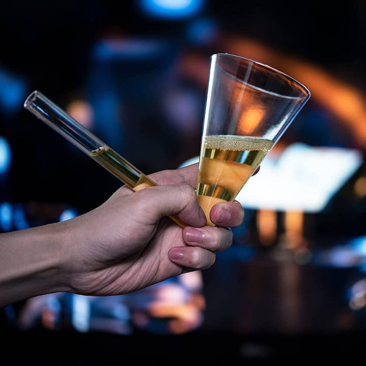 The Wine Savant / Khen Glassware – Copo de champagne por atacado – Acrílico Champanhe Shooter by The Wine Savant - Acrílico Vinho