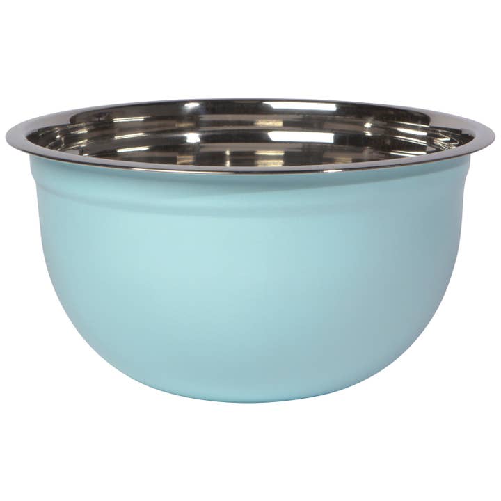 Now Designs by Danica - Wholesale Mixing Bowl - Matte Steel Robins Egg Blue Mixing Bowls Set of 37