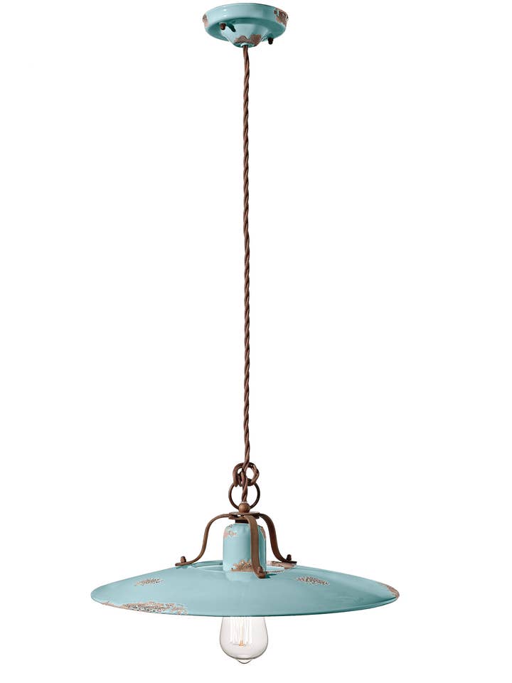 Lampada a sospensione - Collezione Retrò - COUNTRY - C1443 per la vendita all'ingrosso da parte di Ferroluce srl