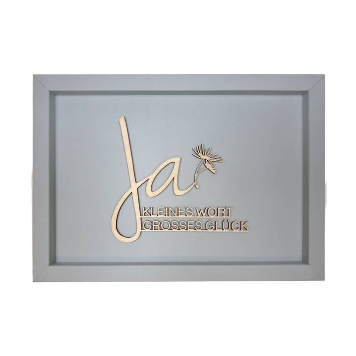 Sí palabra pequeña, gran suerte - cuadro con letras de madera para venta al por mayor de werkpunk