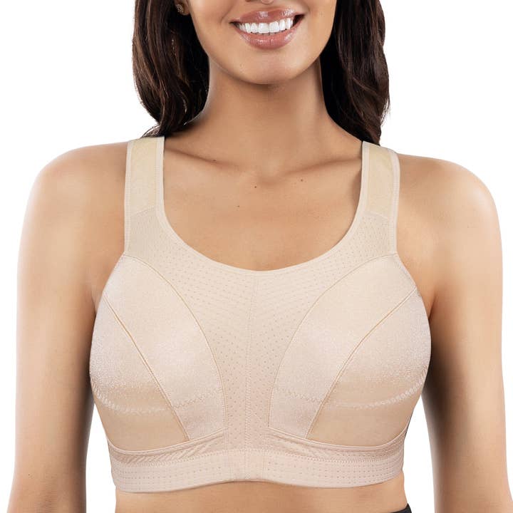 PARFAIT Active P62121 Wirefree Full Busted and Full Coverage Unlined Sports Bra - Bare for wholesale by PARFAIT