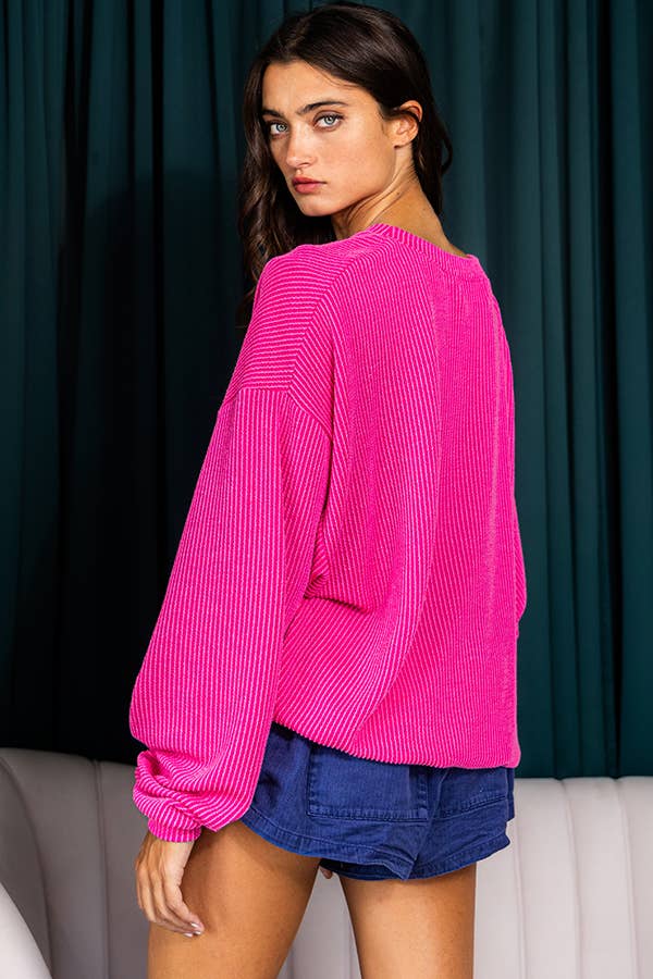 BUCKETLIST INC - Wholesale Graphic Sweatshirt - Women's - T1770B 'Florida' Comfy Oversize Graphic Sweatshirt, Gameday22