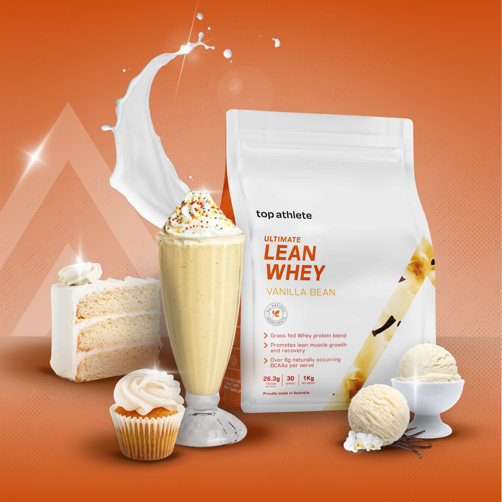 Top Athlete - Wholesale Protein/Superfood Powder - Ultimate Lean Whey Blend Vanilla Bean1