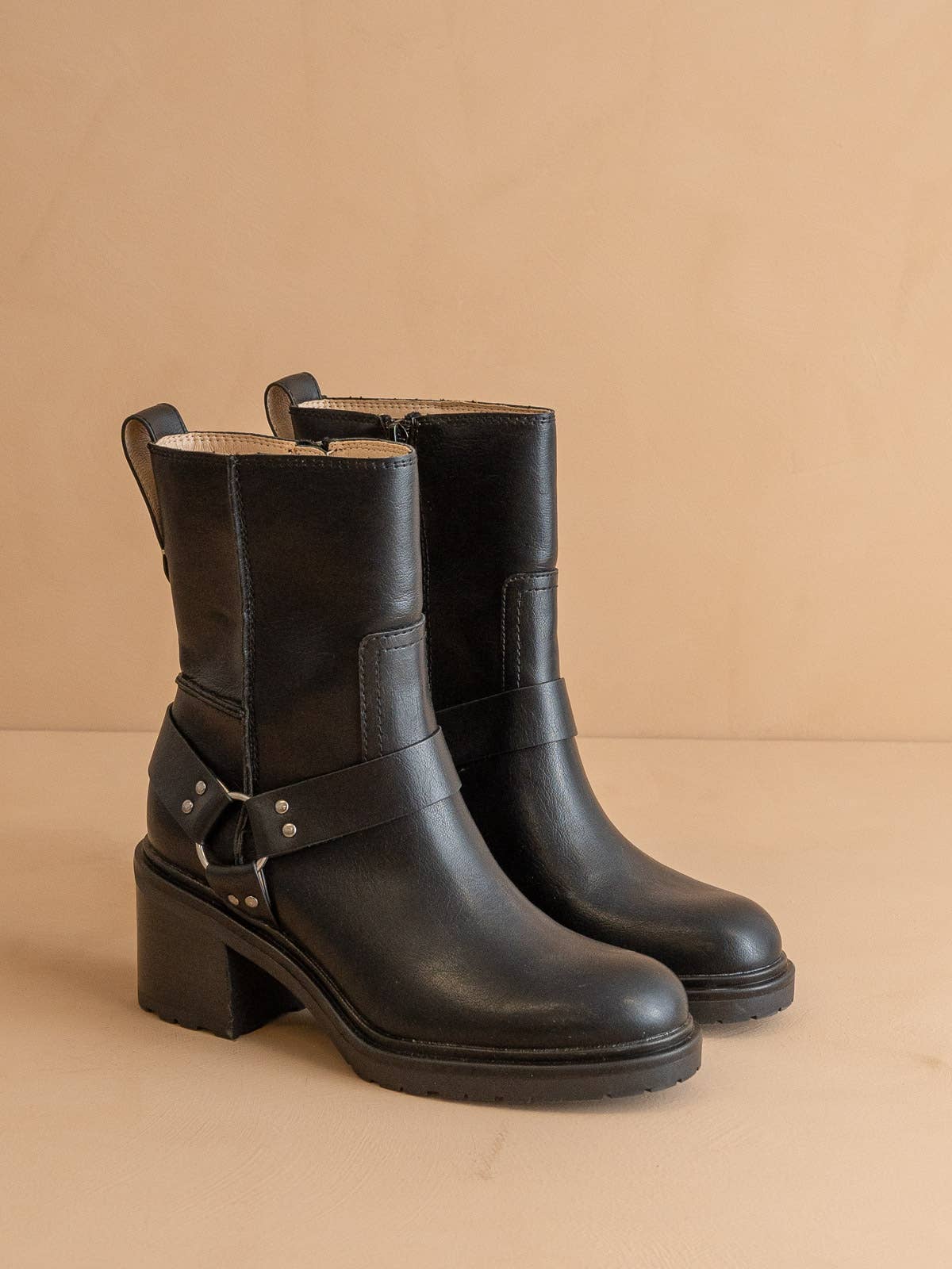 The Clyde | Black Moto Ankle Boot for wholesale on Faire4