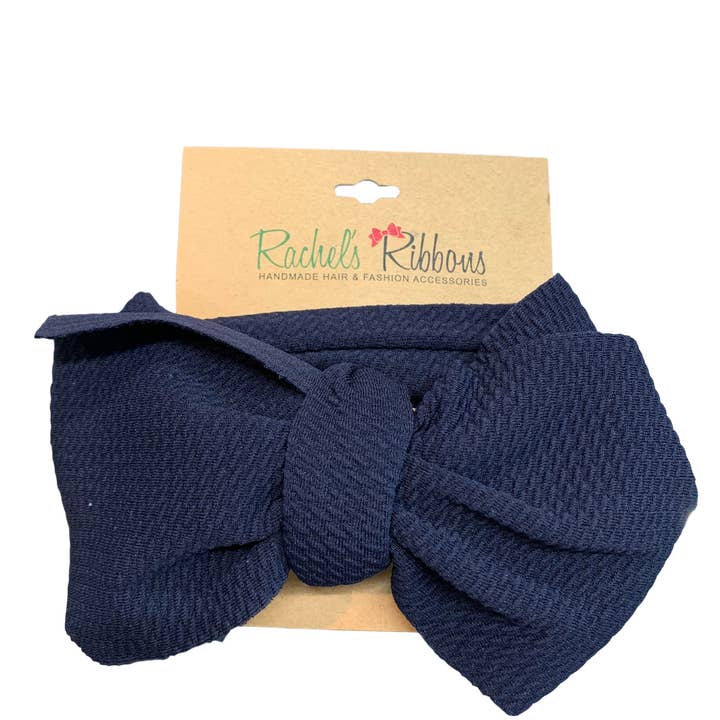 Rachel's Ribbons – Großhandel Fashion-Stirnband – Kinder – Stoff Headwrap mit XL Schleife10