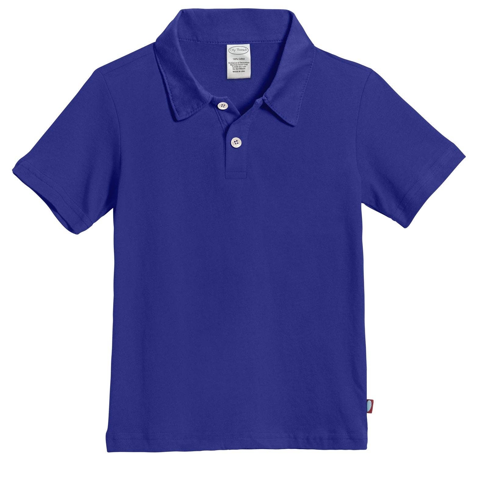 City Threads - Wholesale T-Shirt - Kids - Soft Cotton Jersey 2 Button Polos12