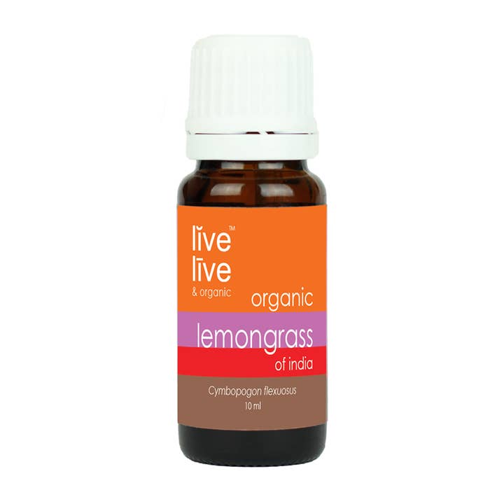 Ätherisches Zitronengras of India Öl, 10 ml für den Großhandel von Live Live & Organic