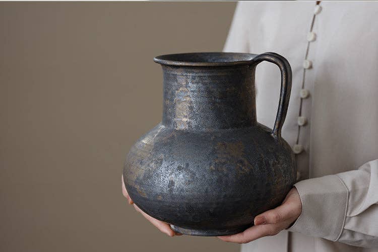 Gohobi （We cover U.S. import duties） - Wholesale Vase - Gohobi Japanese-style wabi sabi handmade large vase 00414