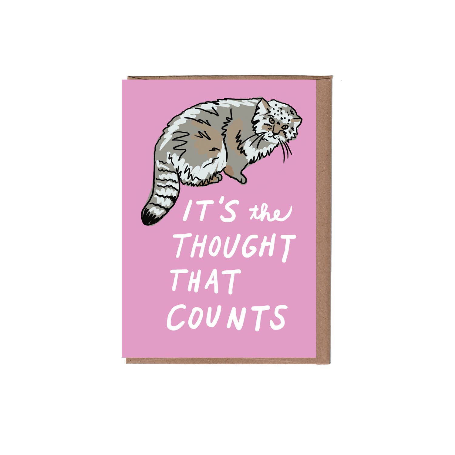 La Familia Green - Wholesale Friendship Card - Pallas Cat Mini Note