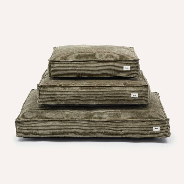 CAFIDE - Wholesale Pet Bed - Dog - Green Corduroy Dog Bed, Cuadra