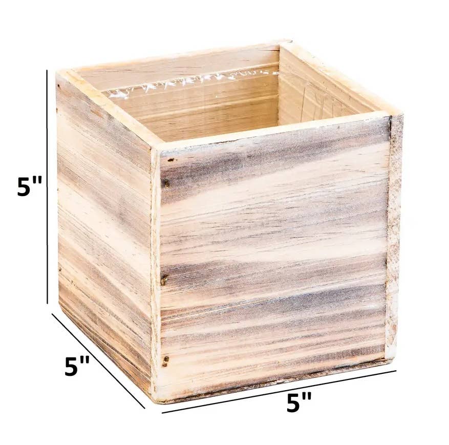 UNIMIX FLORAL – suporte para vasos de plantas por atacado – Plantas/Contentores em Madeira 5"x5"0