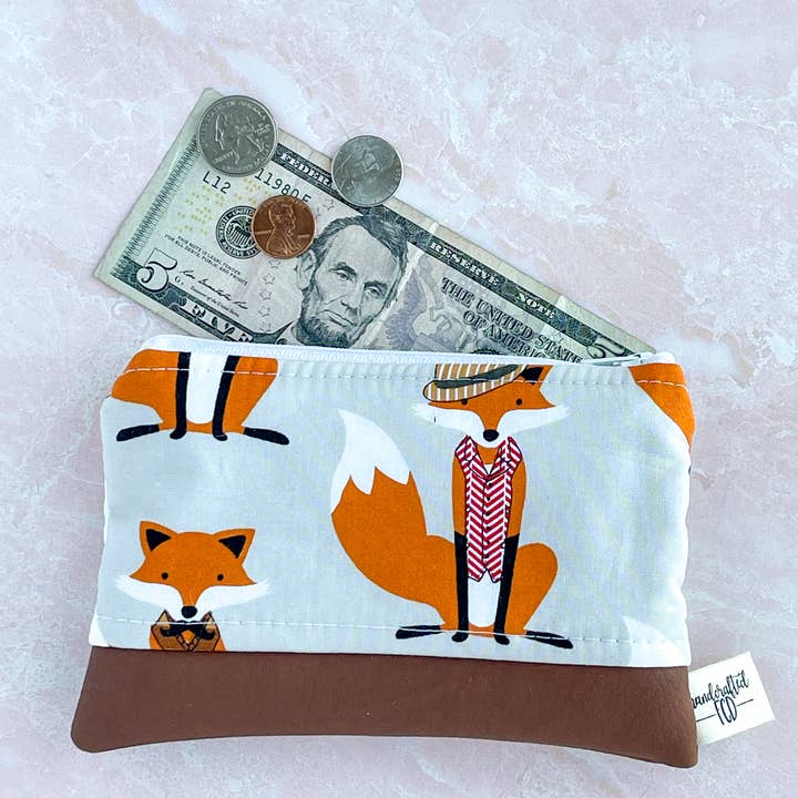 Coin purse in Dapper Fox for wholesale by Handcrafted FCD