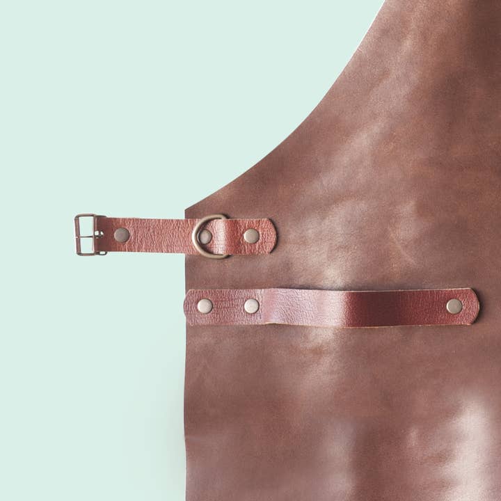 Yako&Co - Wholesale Apron - Yako&Co Leather Apron - Cognac Original A3