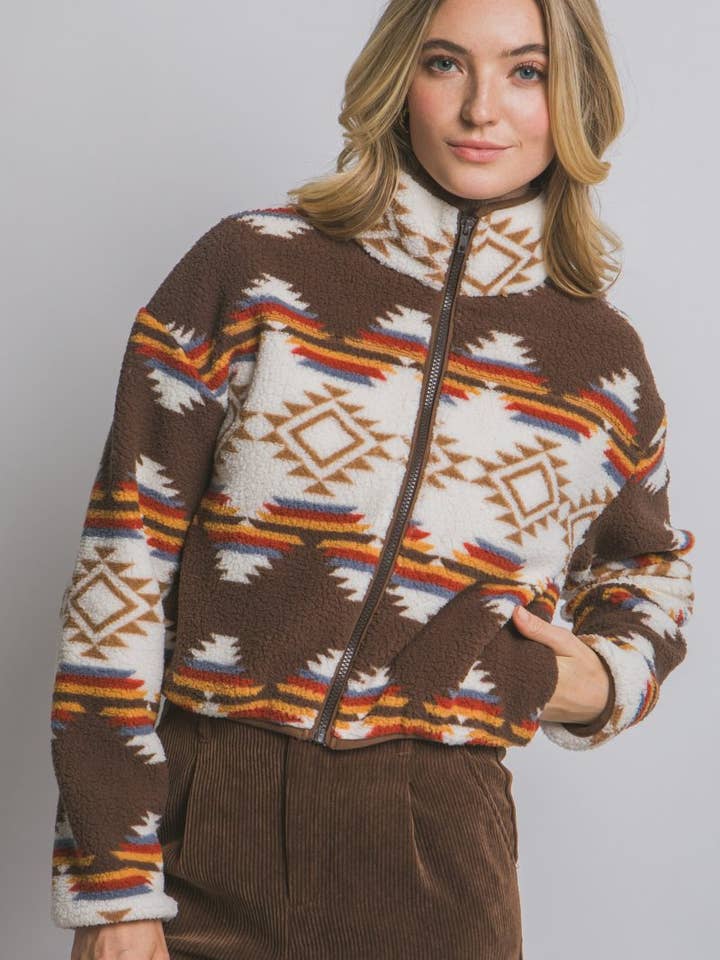 Aztec Sherpa Full Zip Jacket and other Purchase Wholesale aztec sherpa. Free Returns & Net 60 Terms on Faire trending on Faire.