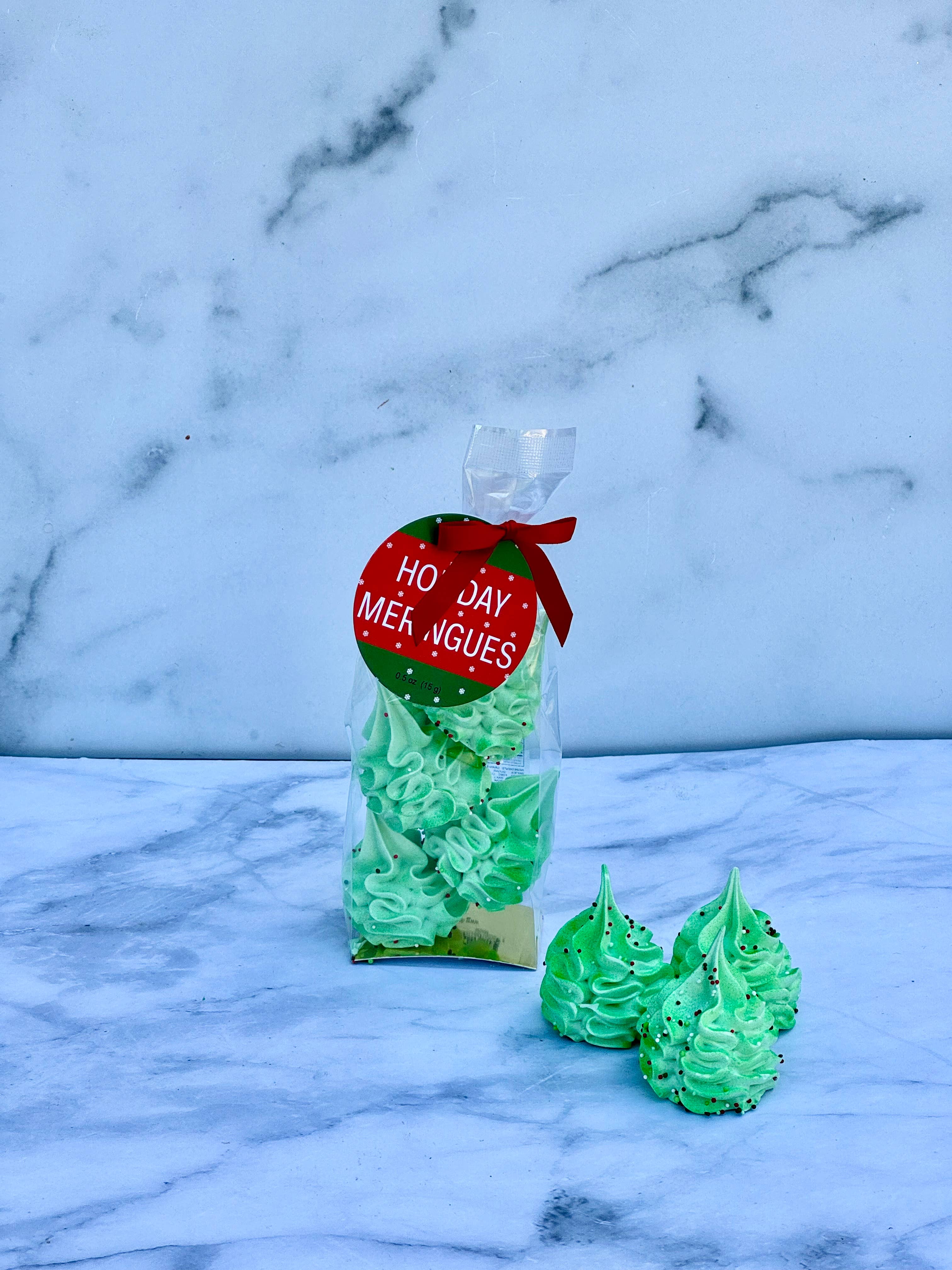 Délice Glacé - Vente Biscuits - Biscuits à la meringue faits à la main pour sapin de Noël3