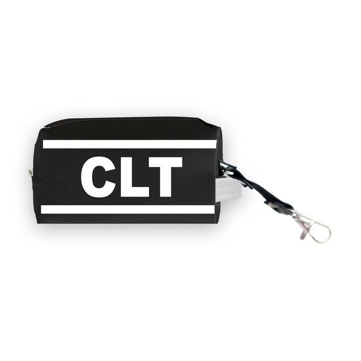 Anne Cate - Wholesale Keychain - Women's - CLT (Charlotte) City Abbreviation Multi-Use Mini Bag Keychain0