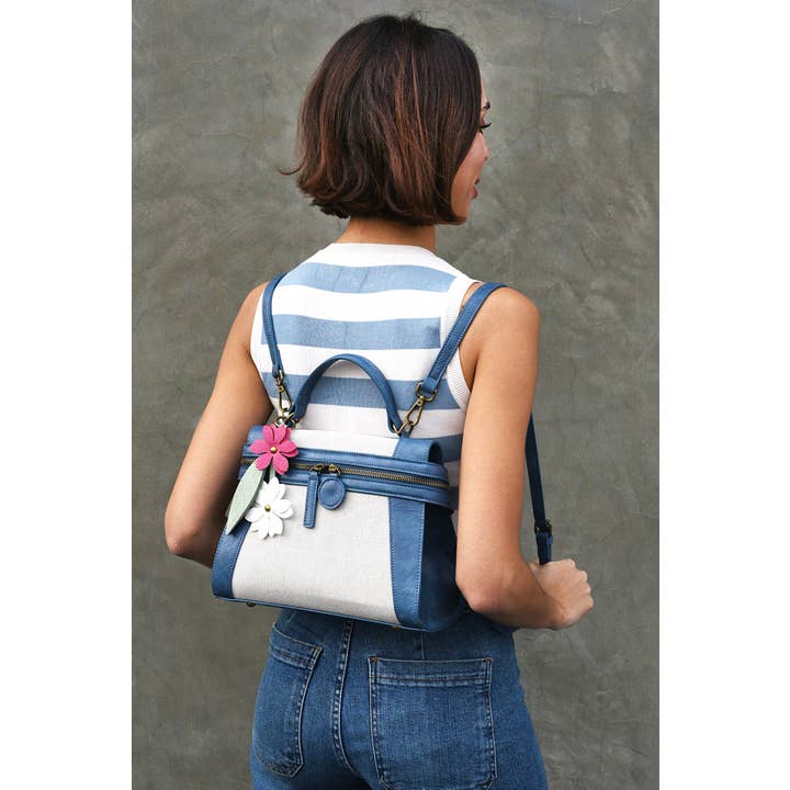 Liz Soto Handbags - Wholesale Crossbody Bag - Women's - Emma 3327 Linen crossbody or backpack4