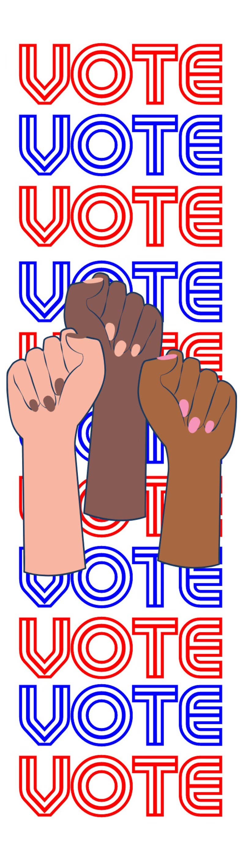 Zella & Co. - Wholesale Bookmark - Laminated Vote Bookmark2