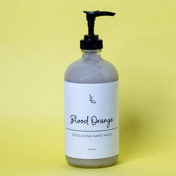 Blood Orange Exfoliërende handwas voor wholesale door LOCAL LATHER REFILLERY & SOAP SHOP