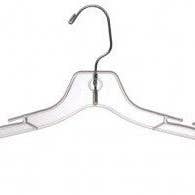 Clear Plastic Dress/Shirt Hanger for wholesale by Only Hangers