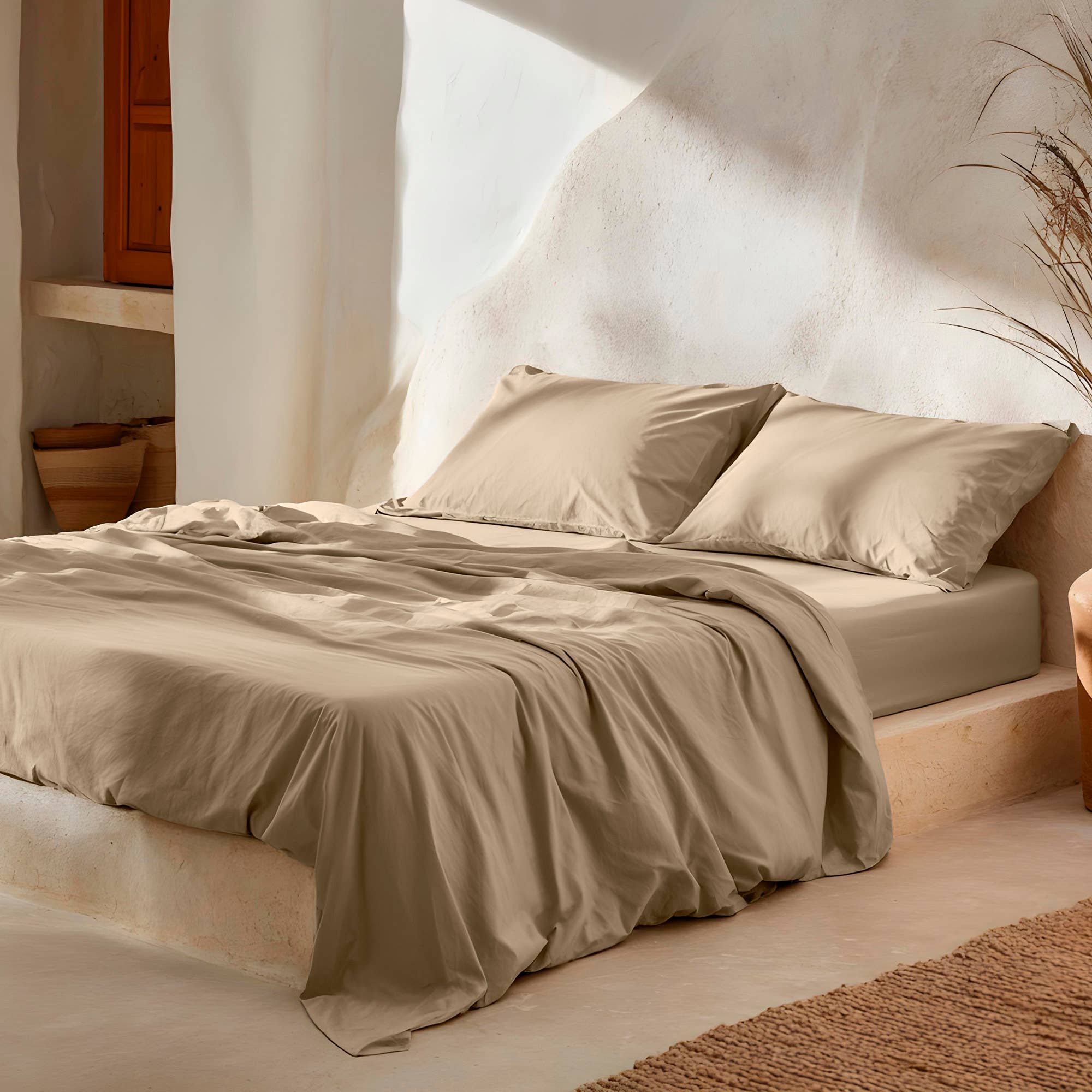 GAMUSI - Wholesale Sheet Set - 100% Cotton Soft Sheet Set 144 Thread Count - 3/4 Pieces6