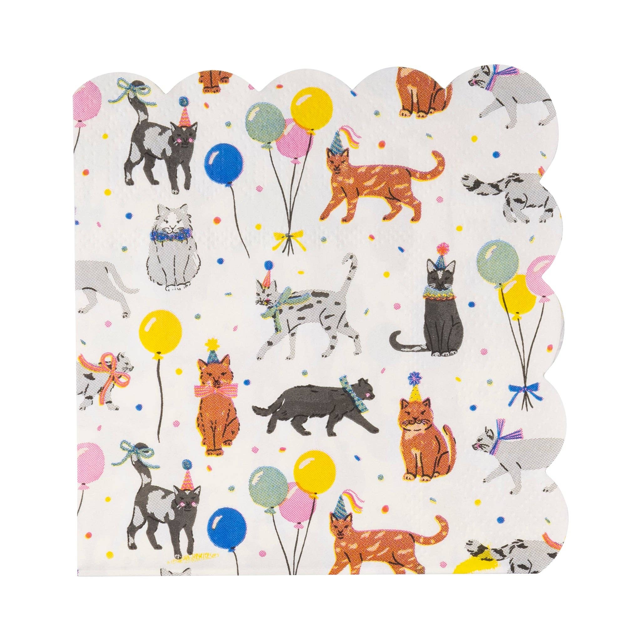 My Mind’s Eye - Vente Serviettes jetables - Serviette cocktail Cat Party PET11351