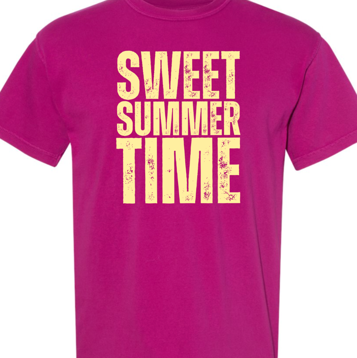 Kiki's Boutique - Wholesale Screen Printed T-Shirt - Women's - Sweet Summer Time Comfort Color Tee2