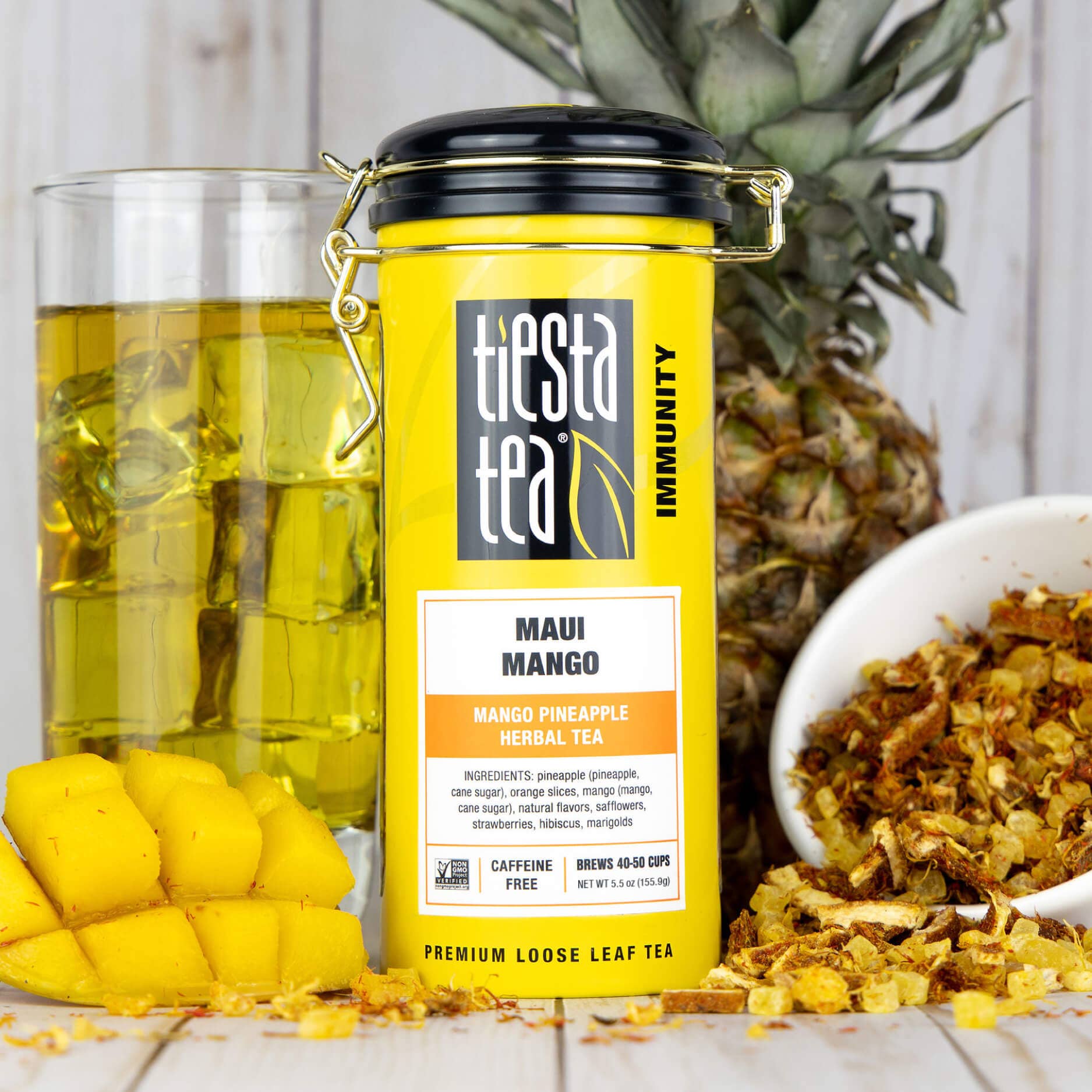 Tiesta Tea Company (loose leaf teas & accessories) - Wholesale Loose Tea - Maui Mango - Mango Pineapple Herbal Tea1