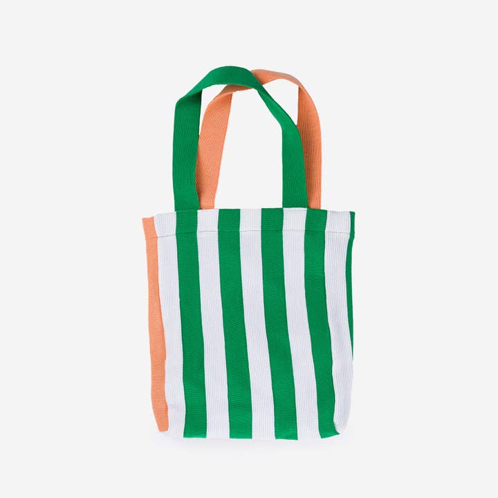 VERLOOP | knits - Wholesale Tote Bag - Women's - Super Stripe Knit Tote1
