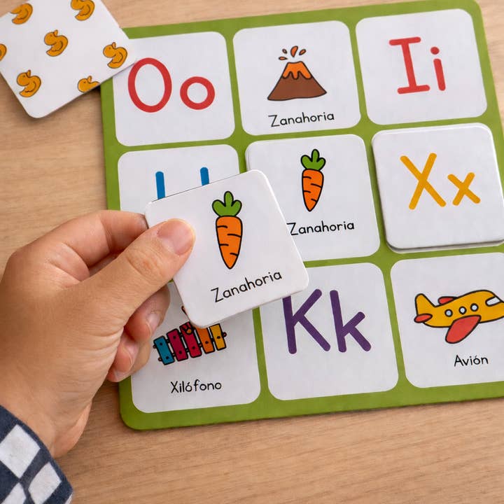 Pato Pato - Wholesale Brain Game - Kids - Letteria & Memoria - Spanish Phonics Learning Game for Kids