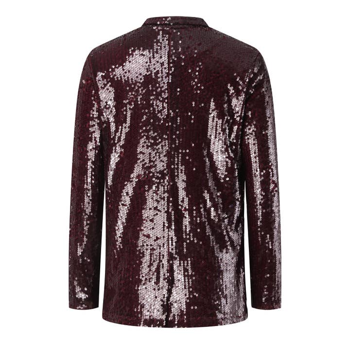 Rosa Clothing - Wholesale Blazer - Women's - Classic lapels party sequin blazer with lining 10 colors27
