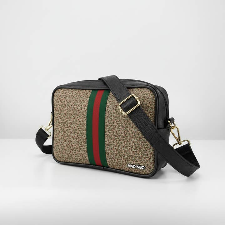 BOLSA SOL - HECHO EN ITALIA - CON ESTAMPADO ESTRELLA para venta al por mayor de MADINBO