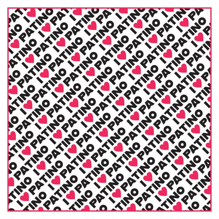 I <3 Patino Bandana for wholesale by Mover & Shaker