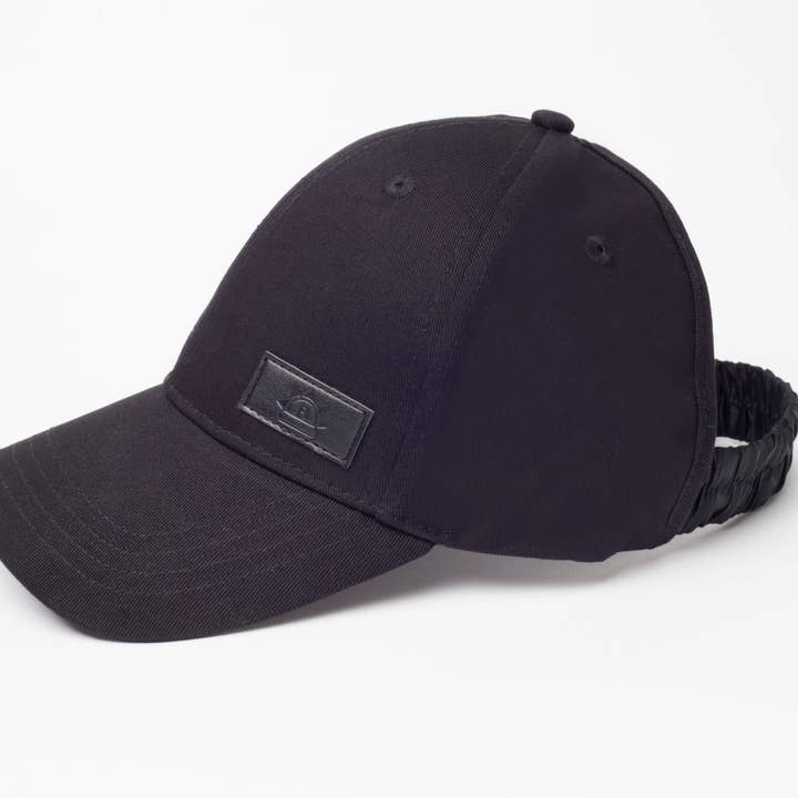 Black Sunrise – wholesale Baseballkeps - Unisex – Midnatt svart satin fodrad halv full baseball keps