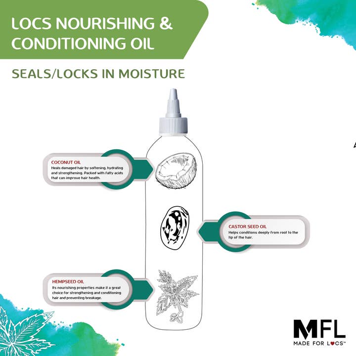 Made For Locs - Wholesale Hair Oil - Locs Vegan Conditioning Hair Oil | 4 oz
