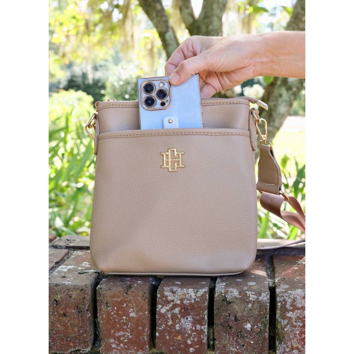 Caroline Hill - Wholesale Crossbody Bag - Women's - Briggs Crossbody TAUPE