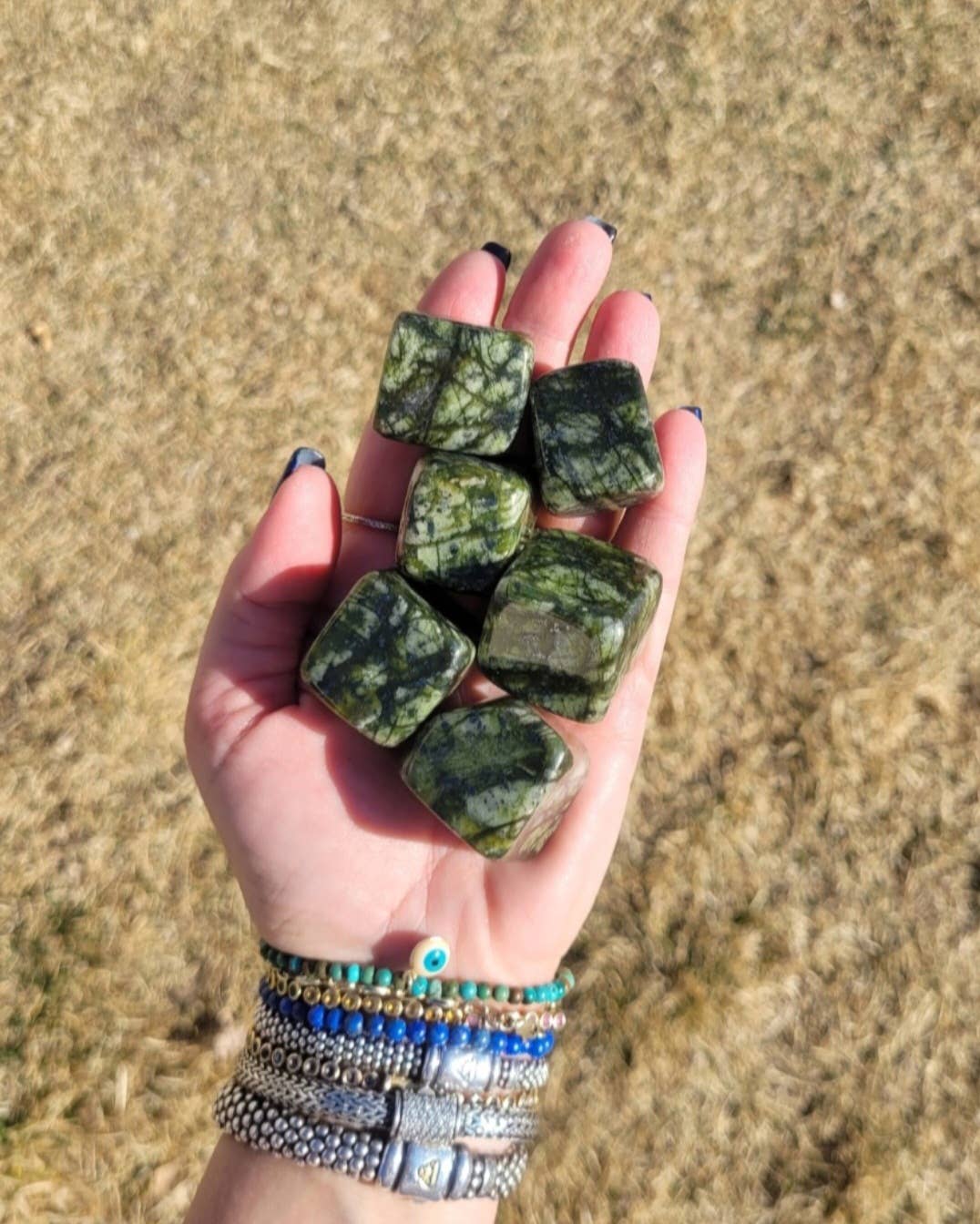 ZARDENIA - Wholesale Spiritual Stone/Crystal - Jungle Serpentine Tumbled Stones